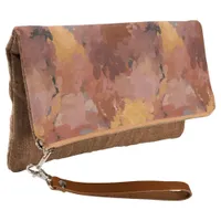 Elegant Trendy Terracotta Autumn Earth Tones Clutch