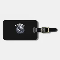 F-Caw-F Minimal Clean Luggage Tag