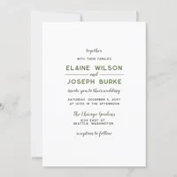 For Vellum Overlay Pinecone Wedding Invitation