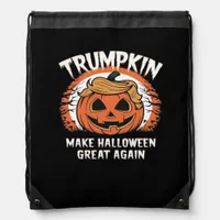 Trumpkin Make Halloween Great Again Funny Drawstring Bag