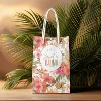 Hawaiian Luau Sweet Sixteen Floral Pattern ID1092 Small Gift Bag