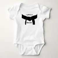 Future Martial Arts Black Belt Baby Bodysuit