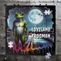 The Loveland Frogman | Ohio Cryptid Jigsaw Puzzle