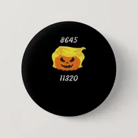 Halloween Trumpkin Design  Button