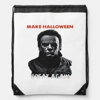 Make Halloween Great Again - Scary Horror Hallowee Drawstring Bag