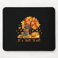It’s Fall Y’all Halloween Autumn Retro Graphic Mouse Pad
