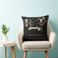 Pirate Wedding Throw Pillow