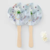 Wreath Floral and whimsy set of fans