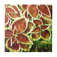 Pretty Plant Ceramic Tile