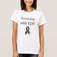 Surviving with EDS Ehlers-Danlos Syndrome Ribbon T-Shirt