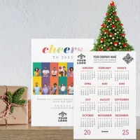 2025 Calendar Modern Holiday New Year Photo