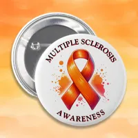 March is Multiple Sclerosis MS Awareness Month Button