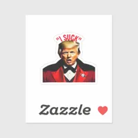 Halloween Donald  Funny Anti- Political Sticker