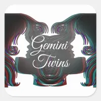 Gemini Twins Zodiac Horoscope Sign Stickers