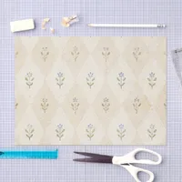 Cottagecore Romantic Botanical Garden Tissue Paper