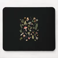 Cottagecore Mushroom Aesthetic Academia Goblincore Mouse Pad