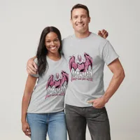 Pink Mothman Part Man Part Moth T-Shirt