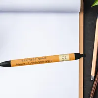 Orange business company logo name phone pen