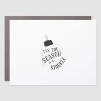 Tis The Season To Sparkle Holiday Cute Fun Car Magnet