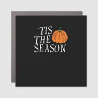 Tis The Season Cute Halloween Pumpkin Car Magnet