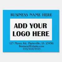 Add your Business  Logo to this Sign