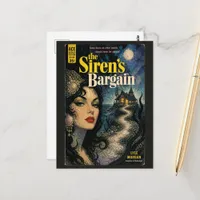 The Sirens Bargain Fantasy Horror Book Cover Postcard