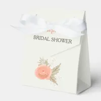 ivory blush gold bridal shower favor box