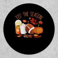 Tis The Season Football Pumpkin Thanksgiving Athle Patch