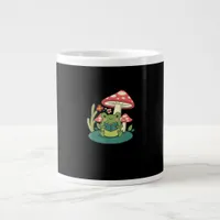 Cottagecore Mushroom Forest Toad Goblincore Mycolo Giant Coffee Mug