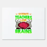 Skeleton Hand Heart Funny Design Style Sign