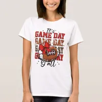 Game Day Red Football Shirt – Bold & Comfortable