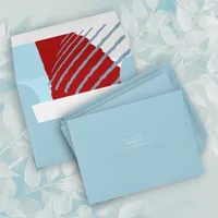 Color Block Wedding Winter ID740 Envelope