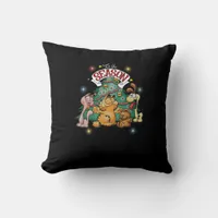 Classic Christmas Tis The Season Odie Arlene Throw Pillow