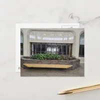 Liminal Space Nearly Abandoned Mall Plants Postcard