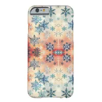 Vintage Snowflakes Pattern - iPhone 6 Case