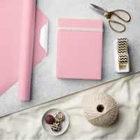 Light Pink Solid Color Wrapping Paper