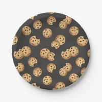 Chocolate Chip Cookies Chalkboard Birthday Paper P Paper Plates