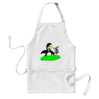 Penguin and Leprechaun Adult Apron