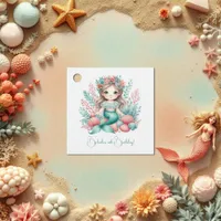 “Under the Sea Princess” Mermaid Birthday Party Favor Tags