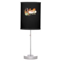 It’s Fall Y’all Autumn Halloween Design Fitted Table Lamp