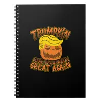 Trumpkin Make Halloween Great Again Funny Politics Notebook