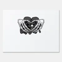 Sunand One Skeleton Heart Hands Unique Expression Sign