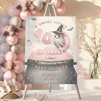 Welcome A Sweet Little Boo Pink Baby Shower  Foam Board