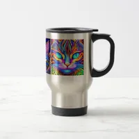 Mystical Cat | Psychedelic Art  Travel Mug