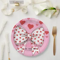  Little Sweetheart Is on the Way red baby shower Paper Plates