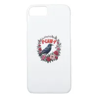 Gothic Raven Funny Halloween F Caw F Vintage iPhone 8/7 Case