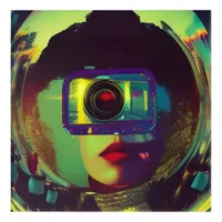 Abstract Camera Woman Sci-fi Acrylic Print