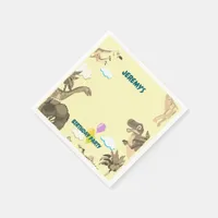 Dino Birthday Party Napkins – Kids
