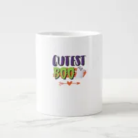 Cutest Boo Halloween Funny Casual Giant Coffee Mug