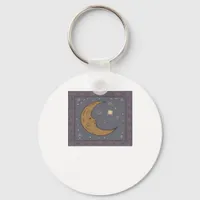 Whimsigoth Moon Classic Keychain